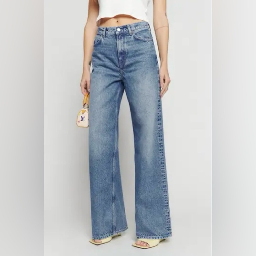 NWT Reformation Cary High Rise Slouchy Jeans